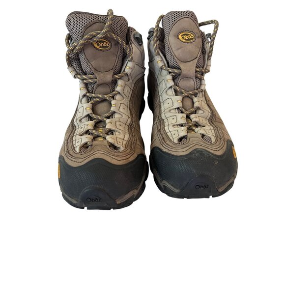 Oboz Men's Sawtooth II Mid Hiking Boots Size 10.5 Brown Leather & Mesh Upper Dur - Picture 1 of 8